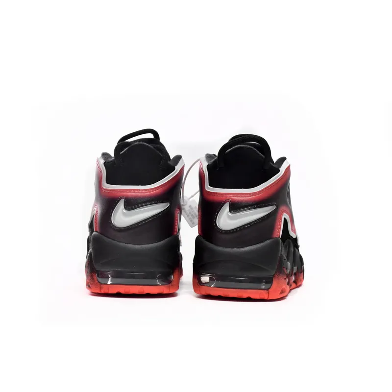 Pkgod Nike Air More Uptempo Black White Laser Crimson