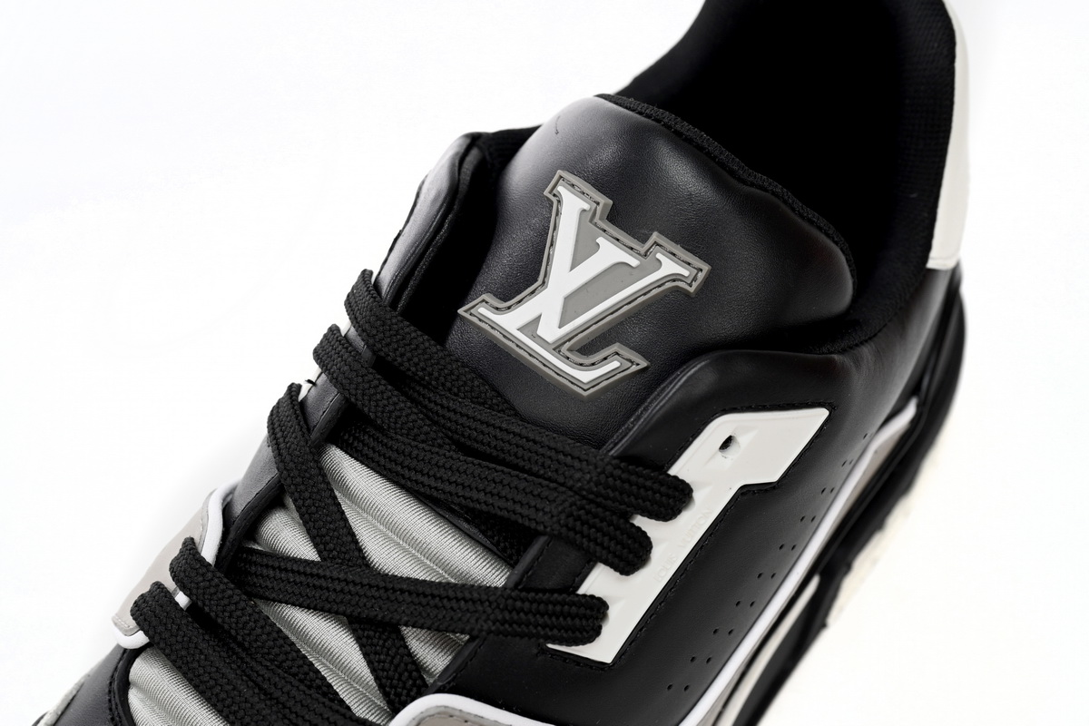 Zafa Wear Louis Vuitton LV Trainer Black Grey White
