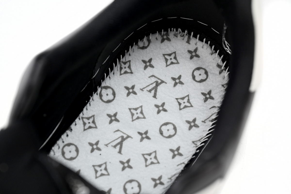 Zafa Wear Louis Vuitton LV Trainer Black Grey White