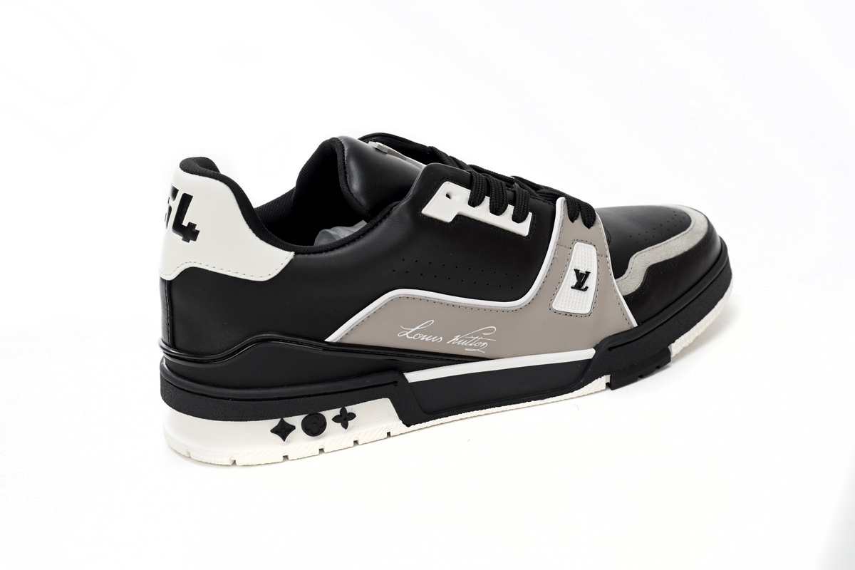 Zafa Wear Louis Vuitton LV Trainer Black Grey White