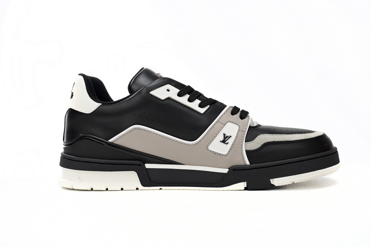 Zafa Wear Louis Vuitton LV Trainer Black Grey White