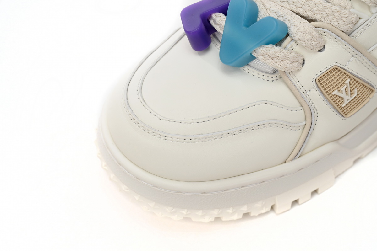 Zafa Wear Louis Vuitton LV Trainer Maxi White
