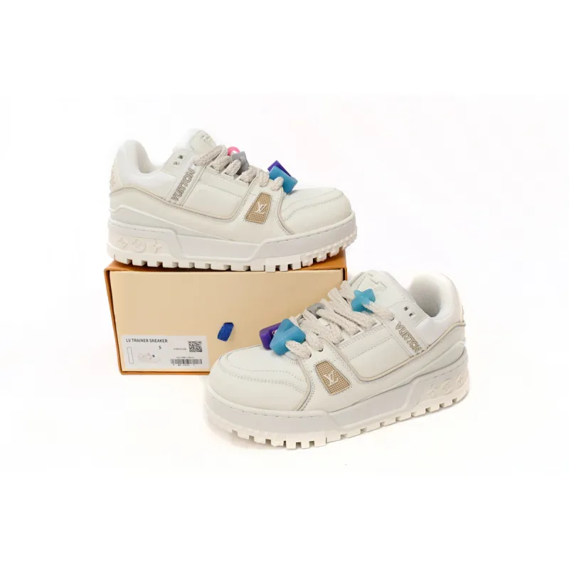 Zafa Wear Louis Vuitton LV Trainer Maxi White