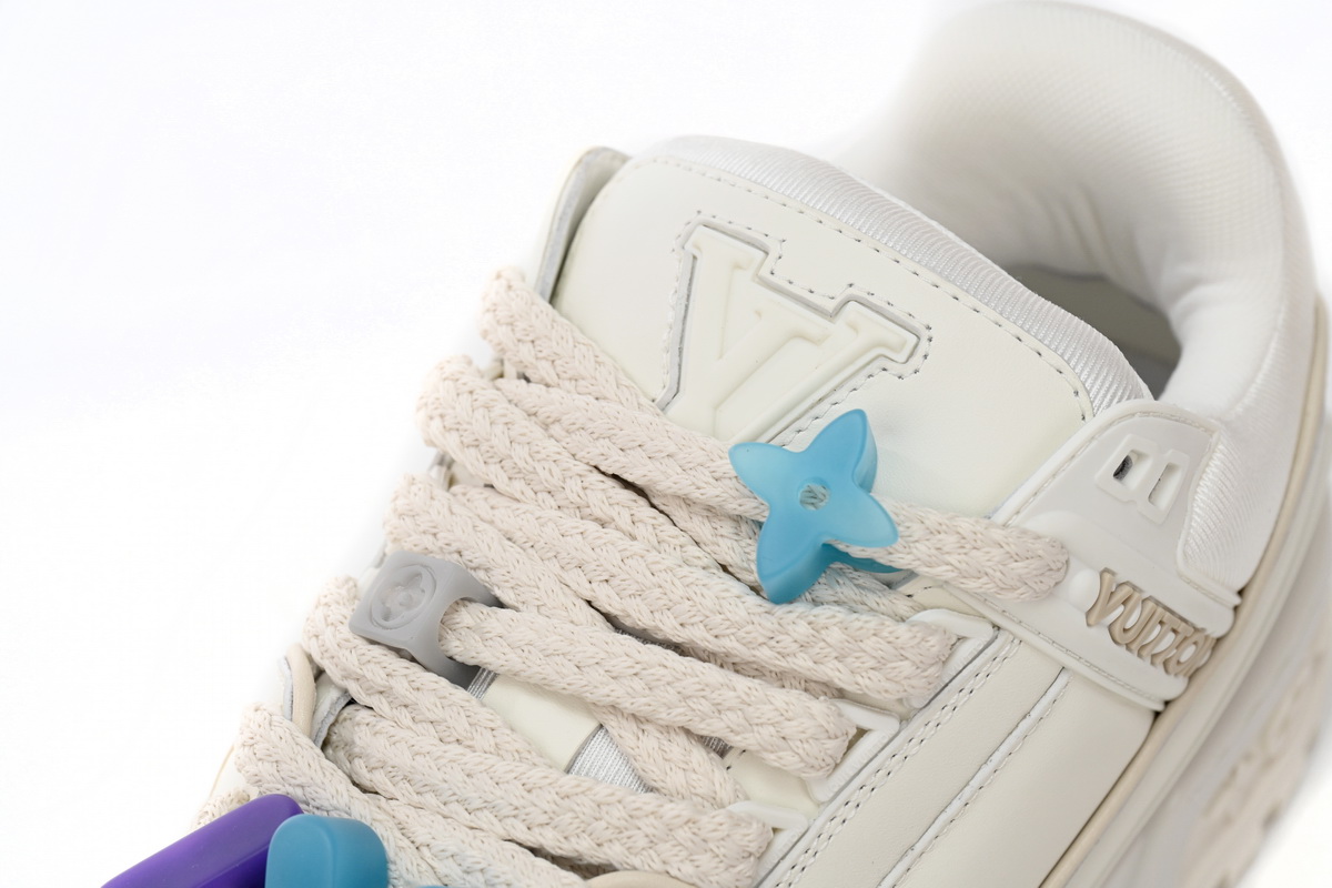 Zafa Wear Louis Vuitton LV Trainer Maxi White