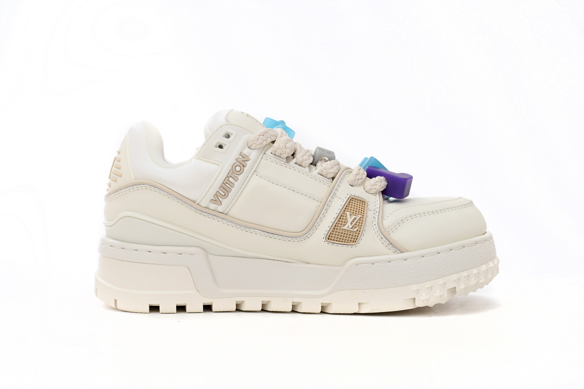 Zafa Wear Louis Vuitton LV Trainer Maxi White