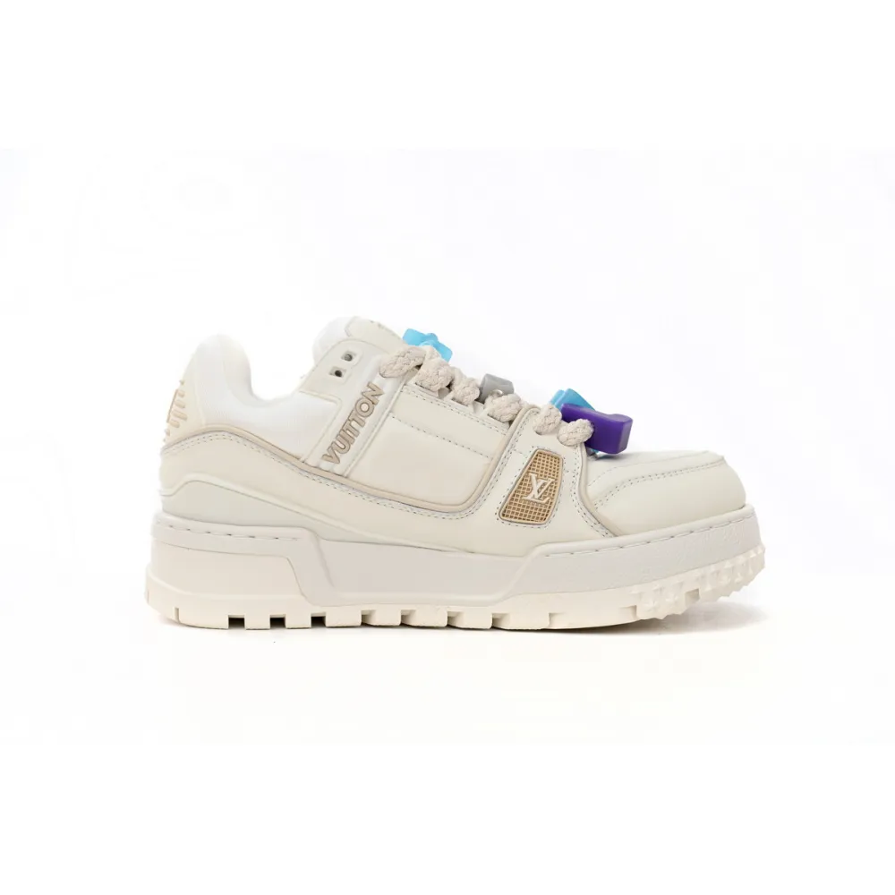 Zafa Wear Louis Vuitton LV Trainer Maxi White