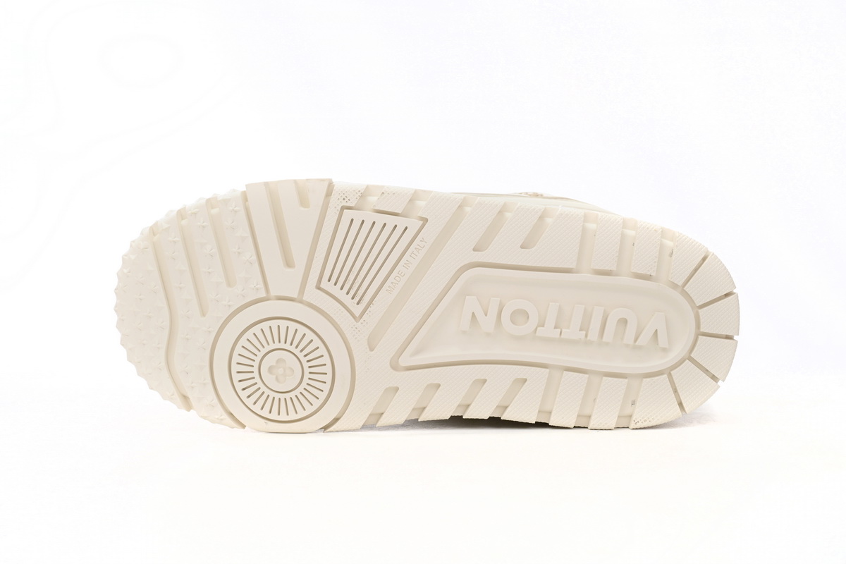 Zafa Wear Louis Vuitton LV Trainer Maxi White