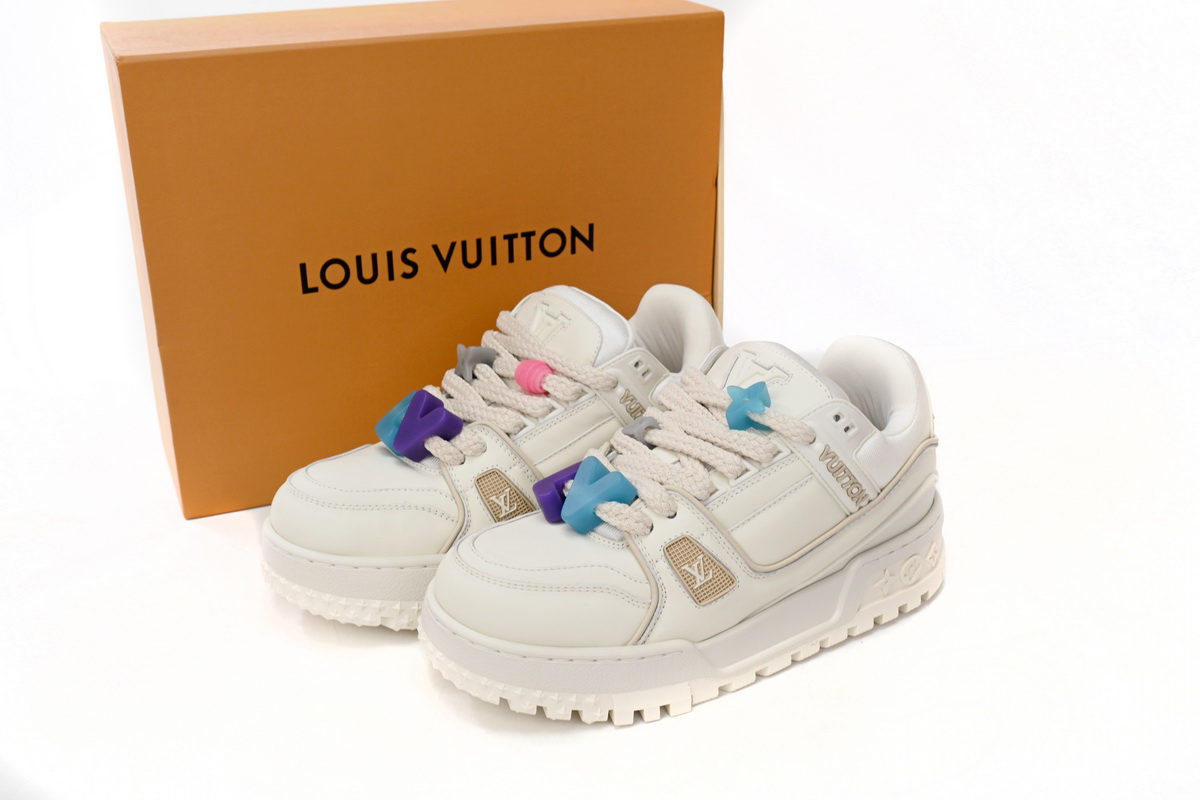 Zafa Wear Louis Vuitton LV Trainer Maxi White