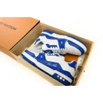 Louis Vuitton Trainer #54 Signature Blue White 1AANEV