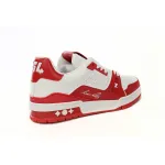 Louis Vuitton Trainer #54 Signature Red White