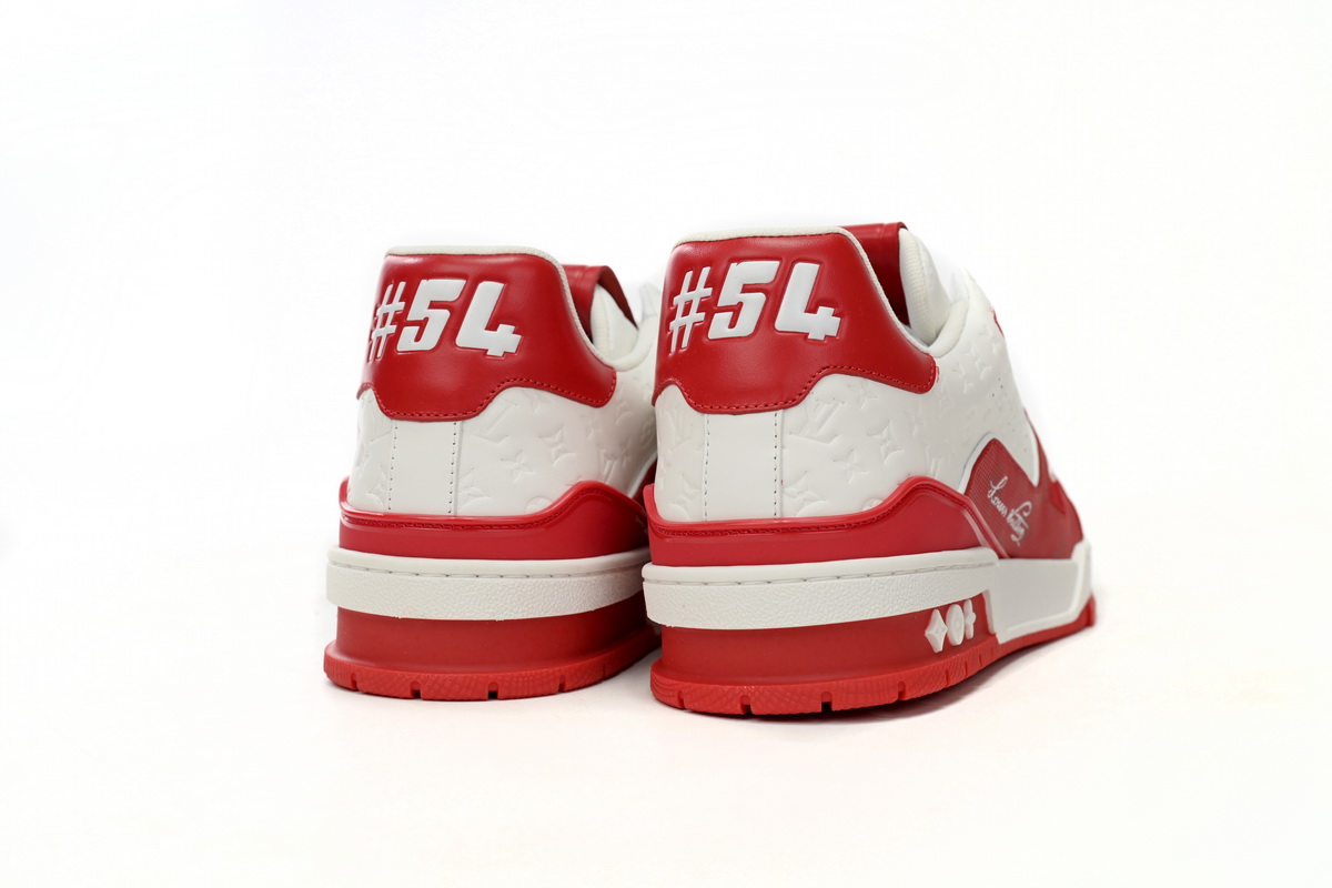 Zafa Wear Louis Vuitton Trainer #54 Signature Red White