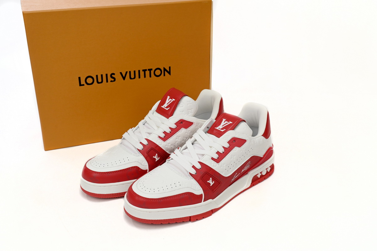 Zafa Wear Louis Vuitton Trainer #54 Signature Red White