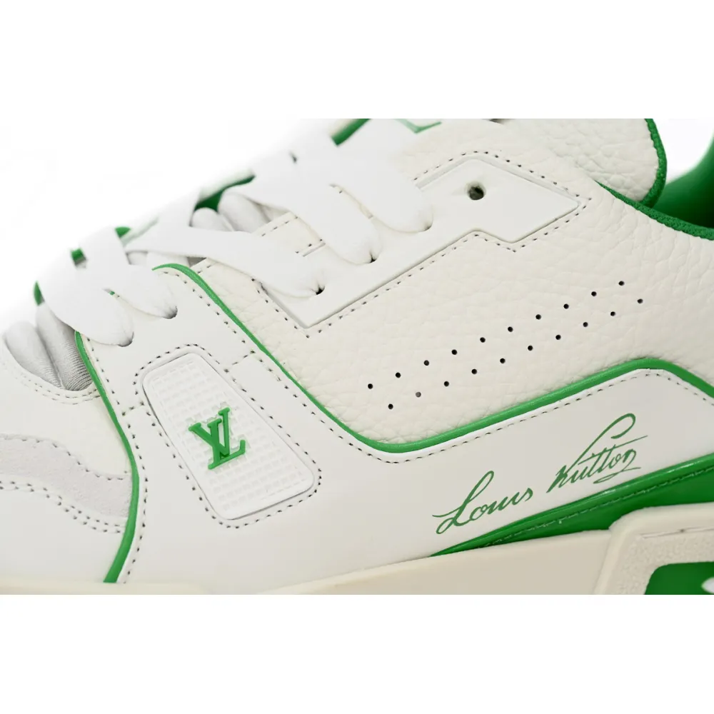 Zafa Wear Louis Vuitton Trainer #54 Signature White Green