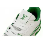 Louis Vuitton Trainer #54 Signature White Green