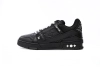    Louis Vuitton Trainer Black Embossed Monogram