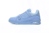    Louis Vuitton Trainer Blue Embossed Monogram