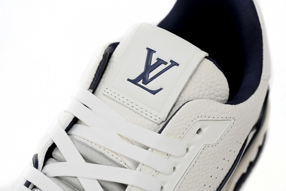 Zafa Wear Louis Vuitton Trainer Marine White