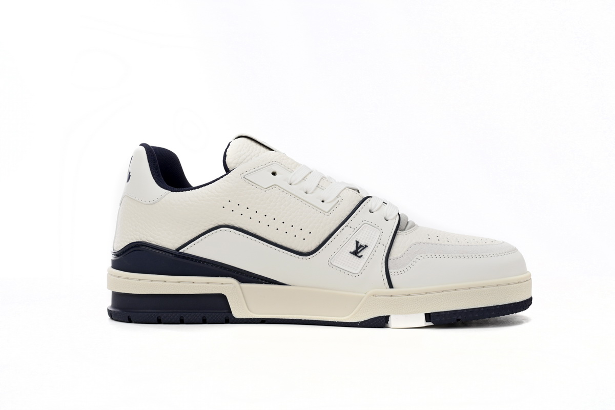 Zafa Wear Louis Vuitton Trainer Marine White