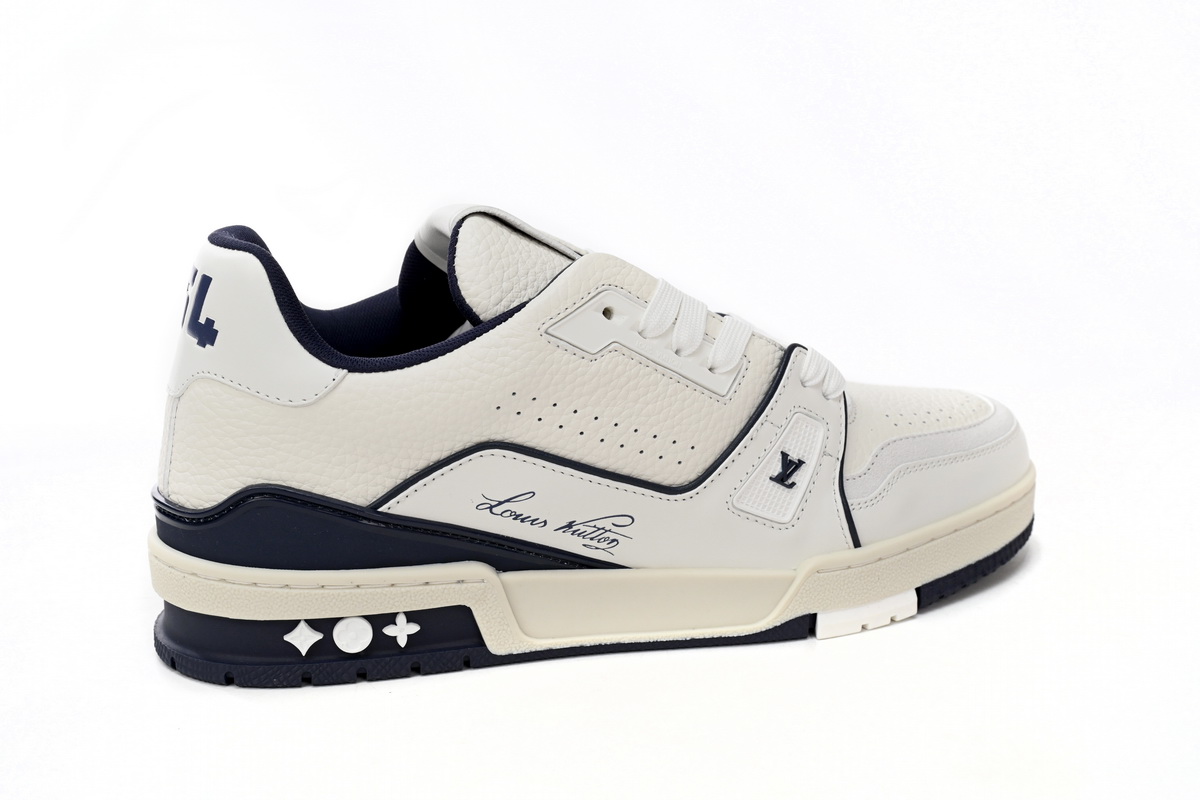 Zafa Wear Louis Vuitton Trainer Marine White