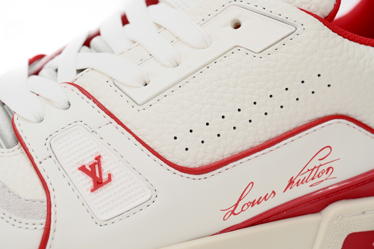 Zafa Wear Louis Vuitton Trainer Red