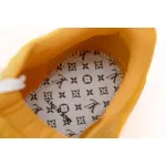 Zafa Wear Louis Vuitton Trainer Yellow Embossed Monogram