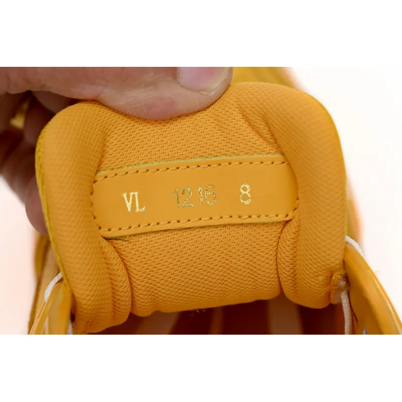 Louis Vuitton Trainer Yellow Embossed Monogram