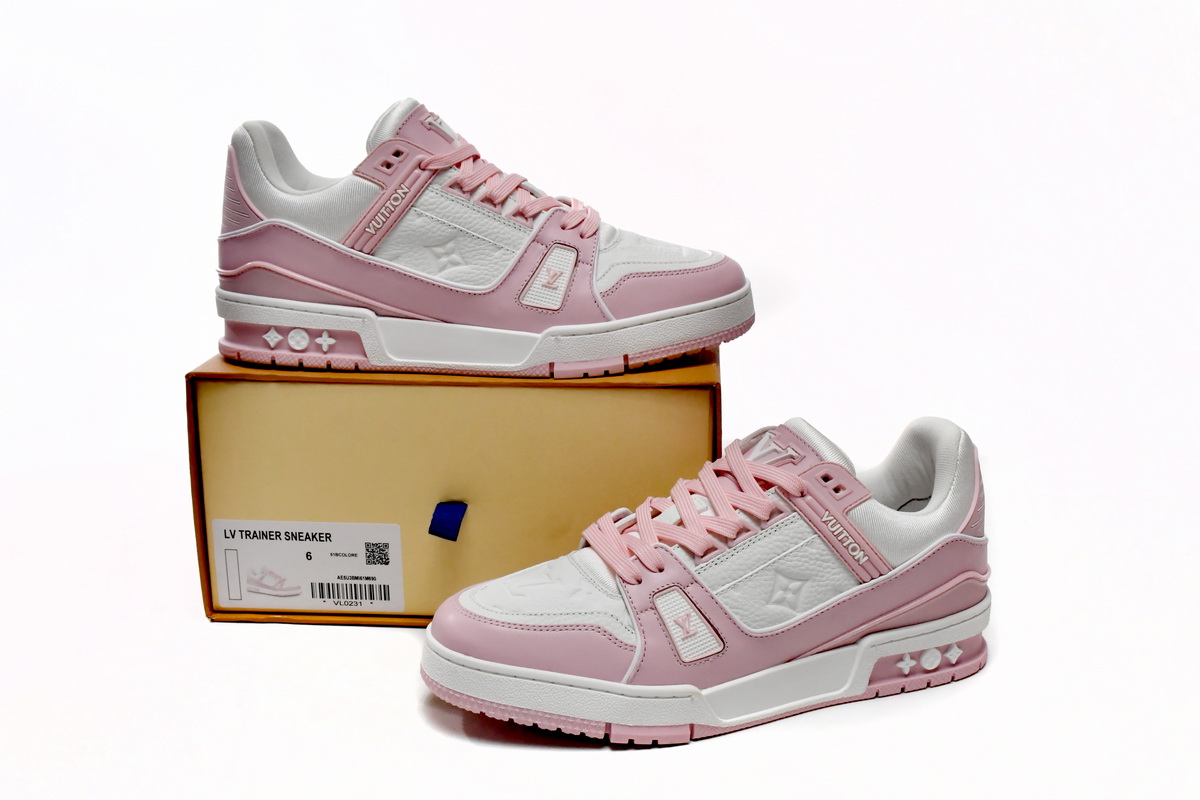 Zafa Wear Louis Vuitton Trainer Rose Pink