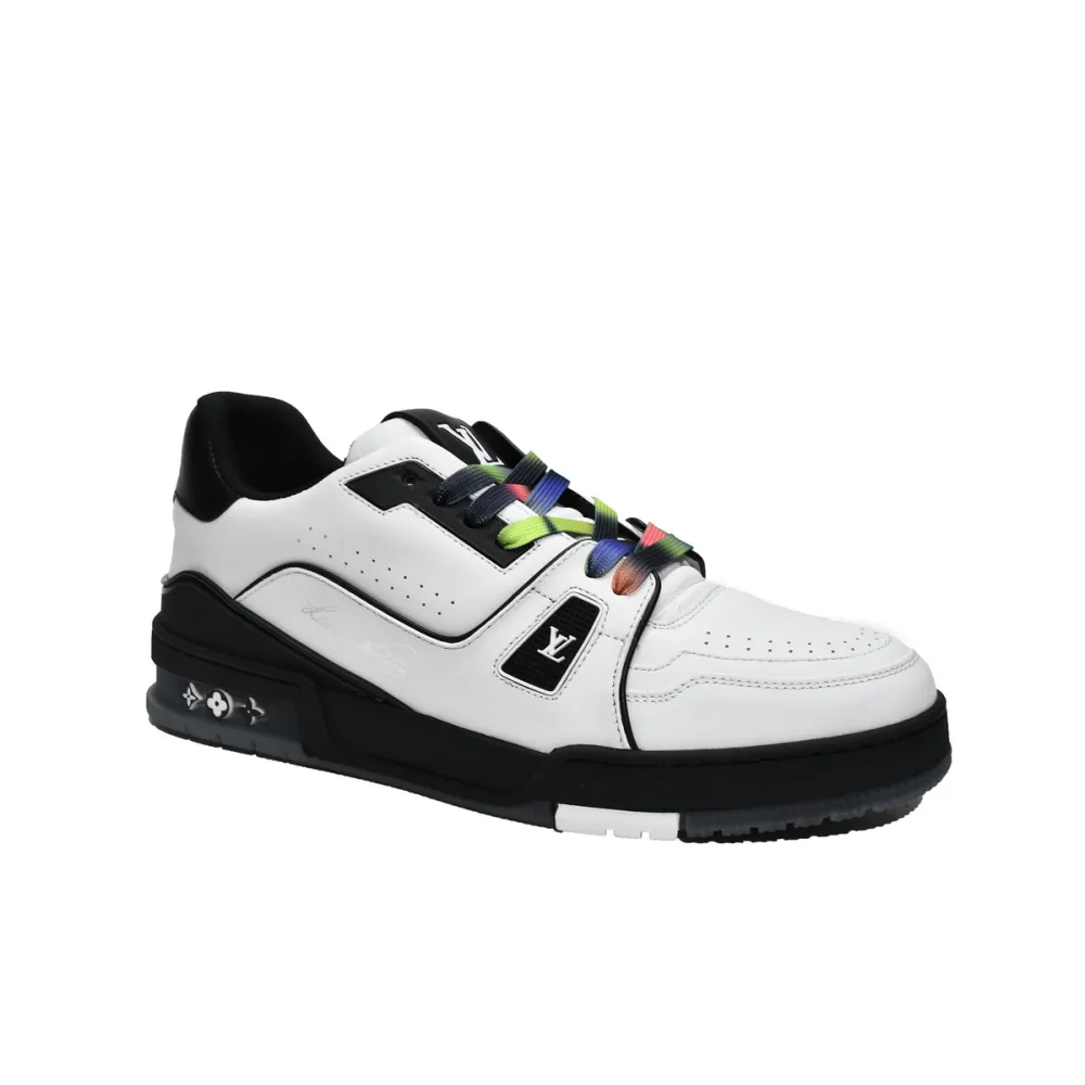 Zafa Wear Louis Vuitton LV Trainer Black White