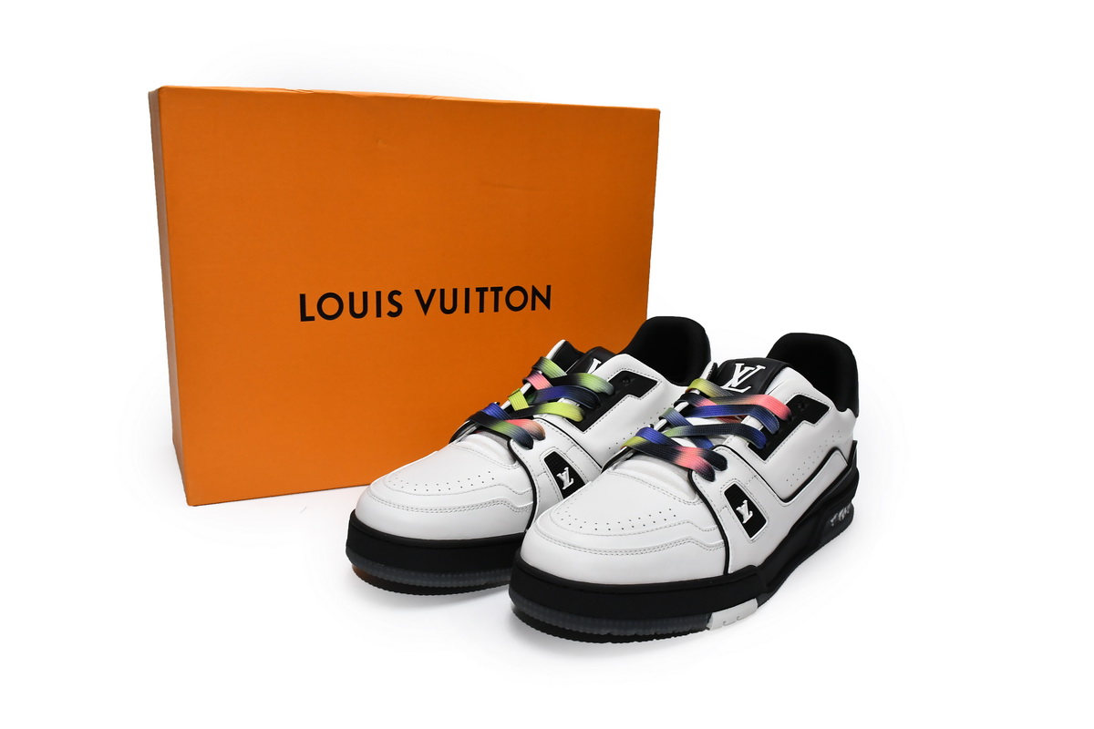 Zafa Wear Louis Vuitton LV Trainer Black White