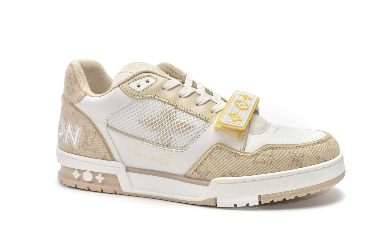 Zafa Wear Louis Vuitton Trainer Beige Cloth Cover