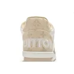 Louis Vuitton Trainer Beige Cloth Cover