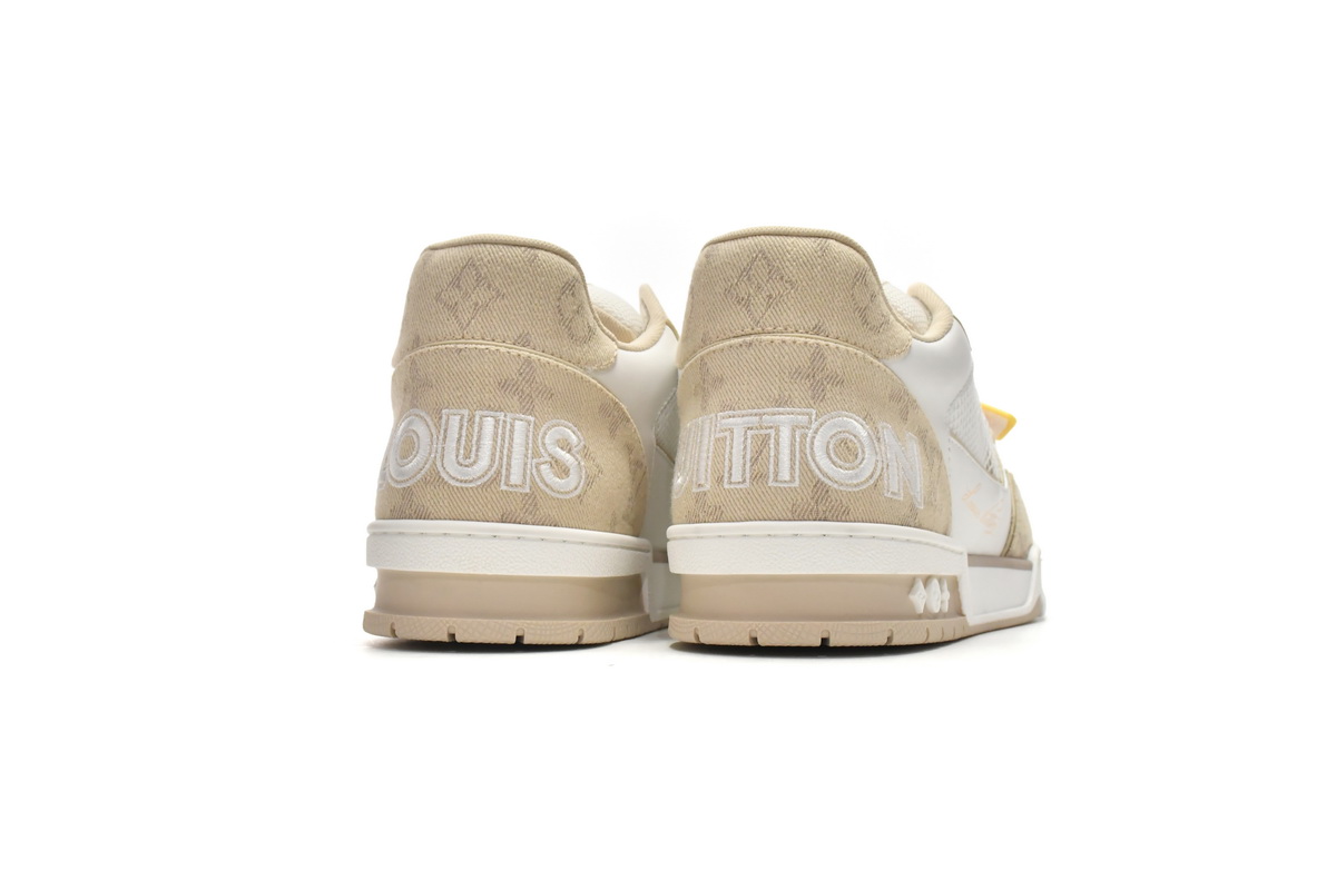 Zafa Wear Louis Vuitton Trainer Beige Cloth Cover