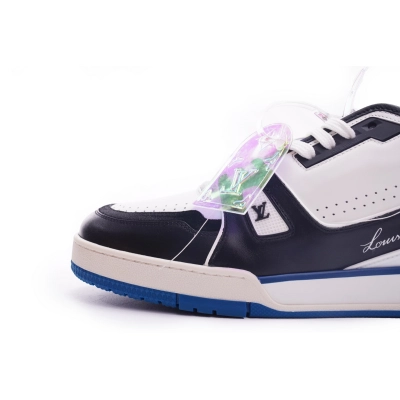 Louis Vuitton Trainer Black Blue 02