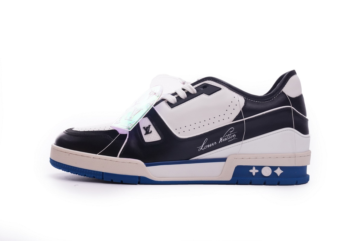 Louis Vuitton Trainer Black Blue GO1220