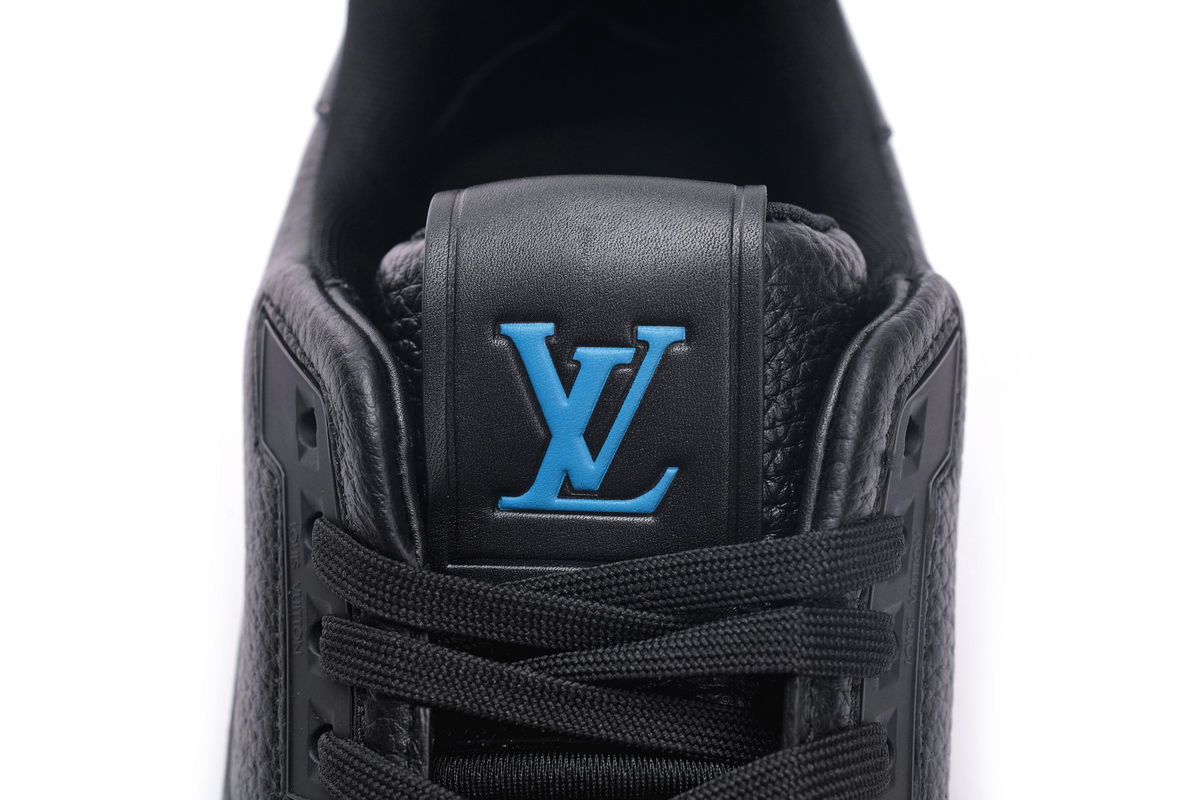 Zafa Wear Louis Vuitton Trainer Black Litchi Pattern