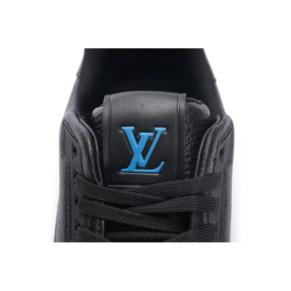 Zafa Wear Louis Vuitton Trainer Black Litchi Pattern