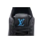 Louis Vuitton Trainer Black Litchi Pattern