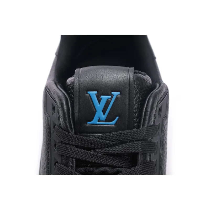 Louis Vuitton Trainer Black Litchi Pattern