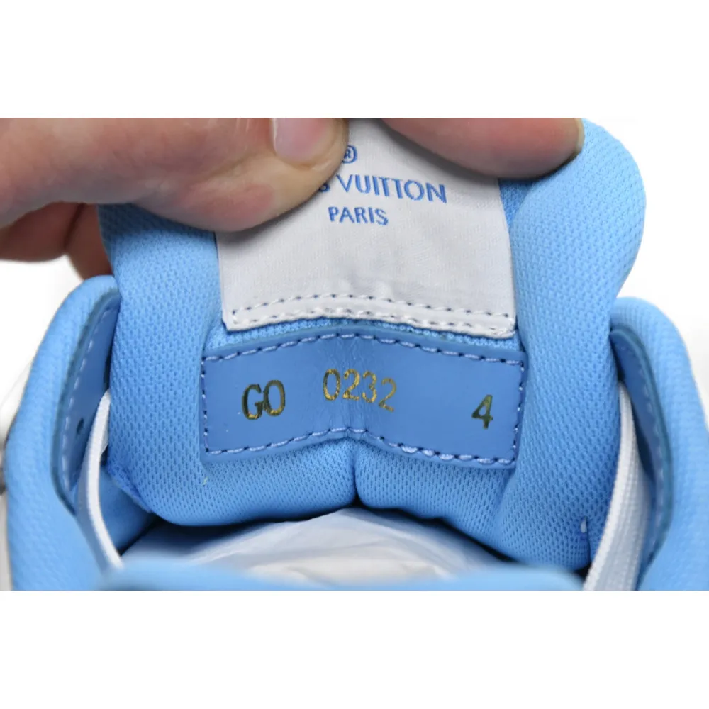 Louis Vuitton Trainer Blue Cloth Surface