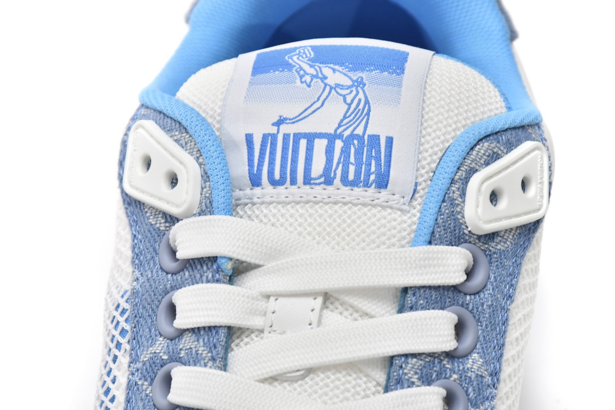 Zafa Wear Louis Vuitton Trainer Blue Cloth Surface