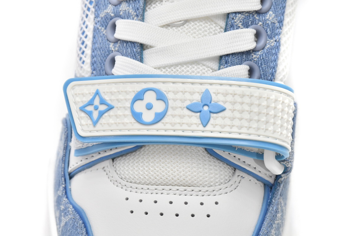 Zafa Wear Louis Vuitton Trainer Blue Cloth Surface