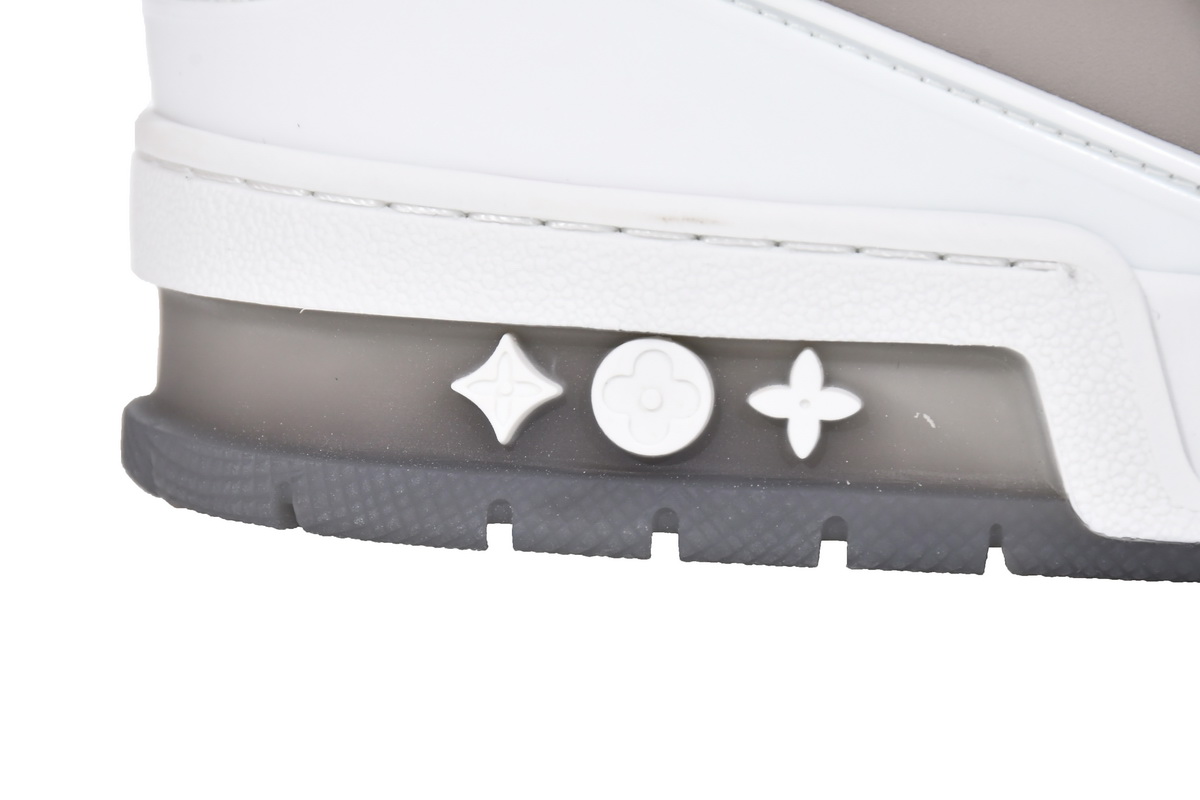Zafa Wear Louis Vuitton Trainer Grey White