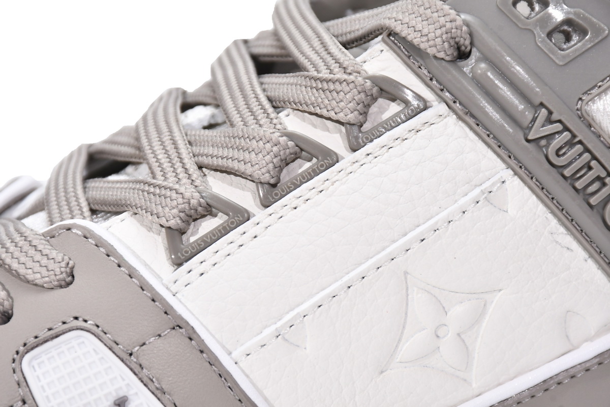 Zafa Wear Louis Vuitton Trainer Grey White