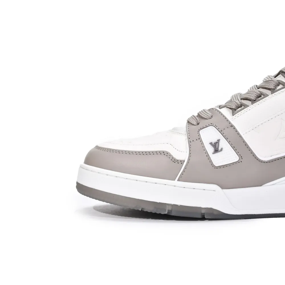 Zafa Wear Louis Vuitton Trainer Grey White