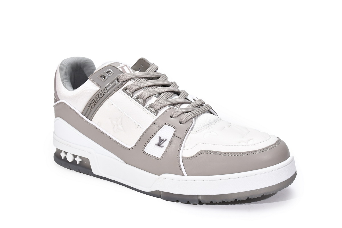 Zafa Wear Louis Vuitton Trainer Grey White