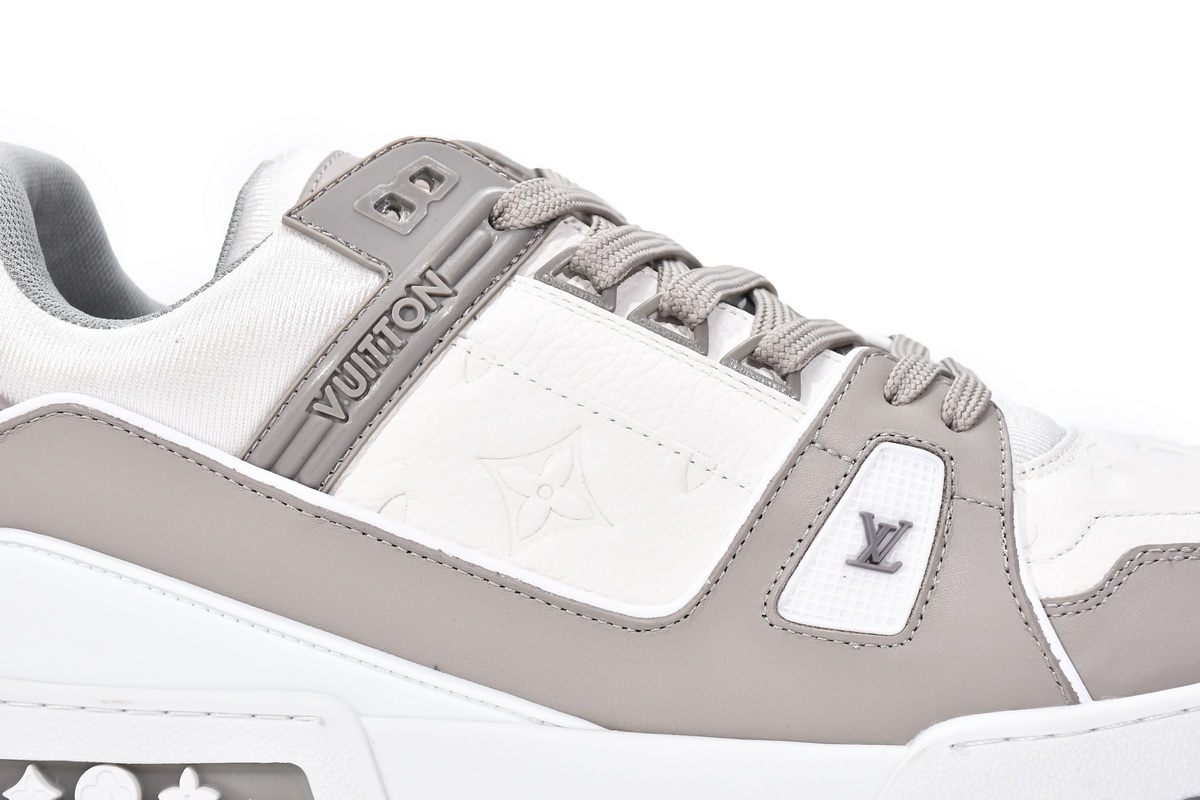 Zafa Wear Louis Vuitton Trainer Grey White