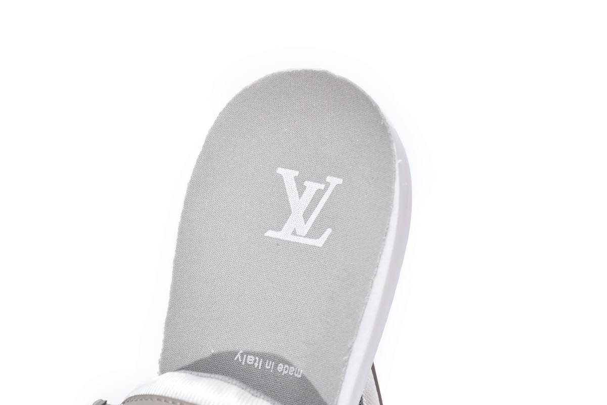 Zafa Wear Louis Vuitton Trainer Grey White