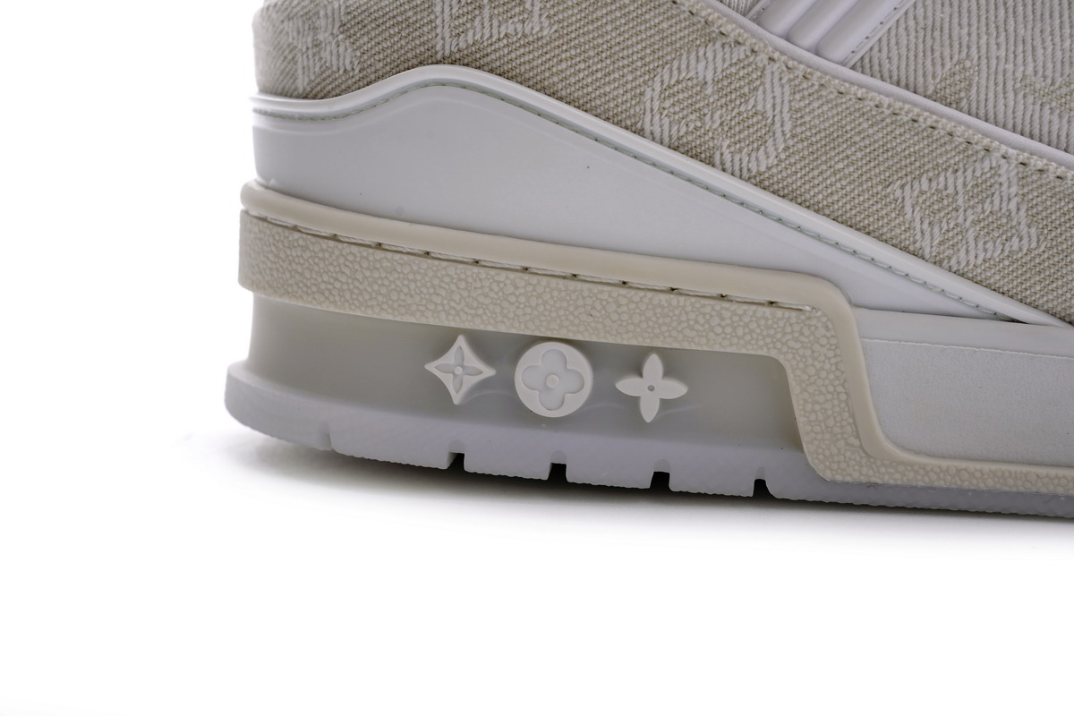 Zafa Wear Louis Vuitton Trainer White Denim