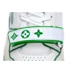 Zafa Wear Louis Vuitton Trainer White Green