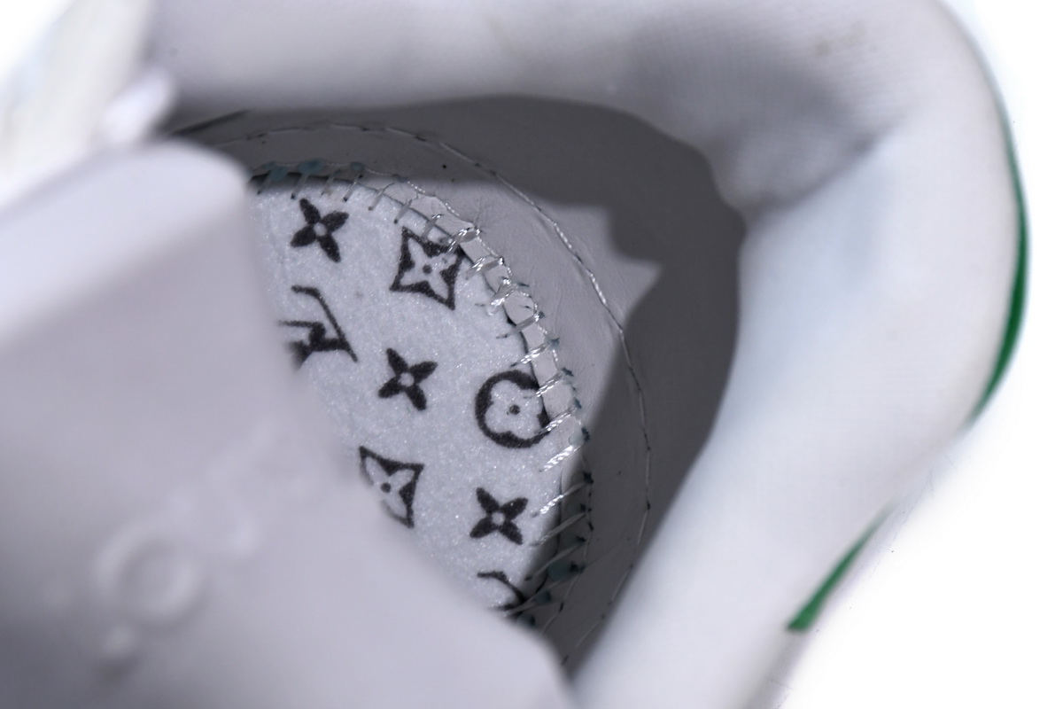 Zafa Wear Louis Vuitton Trainer White Green